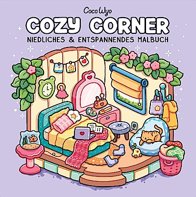 Cozy Corner – Niedlich & entspannendes Malbuch
